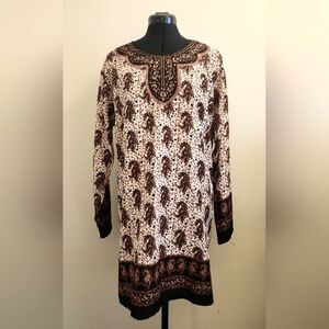Cococabana Patterned Tunic Dress